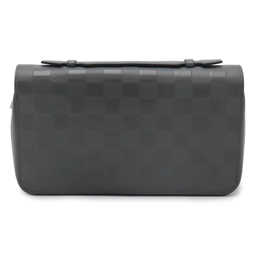 LOUIS VUITTON ルイ ヴィトン ダミエアンフィニ ジッピーXL ラウンドファスナー長財布 トラベルケース クラッチバッグ ルナ グレー | LOUIS VUITTON