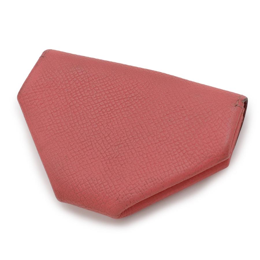 HERMES エルメス ル ヴァンキャトル ルヴァンキャトル コインケース 小銭入れ ヴォーエプソン ローズアザレ ピンク シルバー金具 C刻印 | HERMES | 01