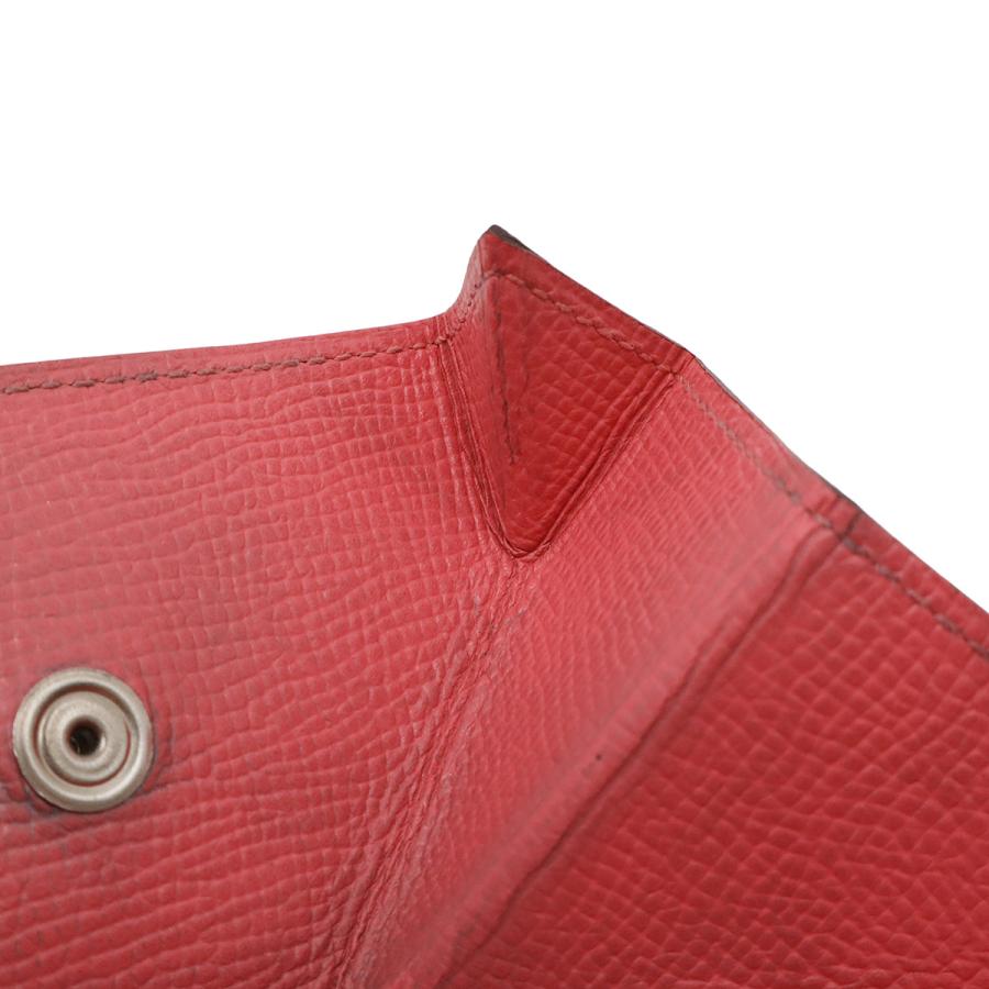 HERMES エルメス ル ヴァンキャトル ルヴァンキャトル コインケース 小銭入れ ヴォーエプソン ローズアザレ ピンク シルバー金具 C刻印 | HERMES | 05