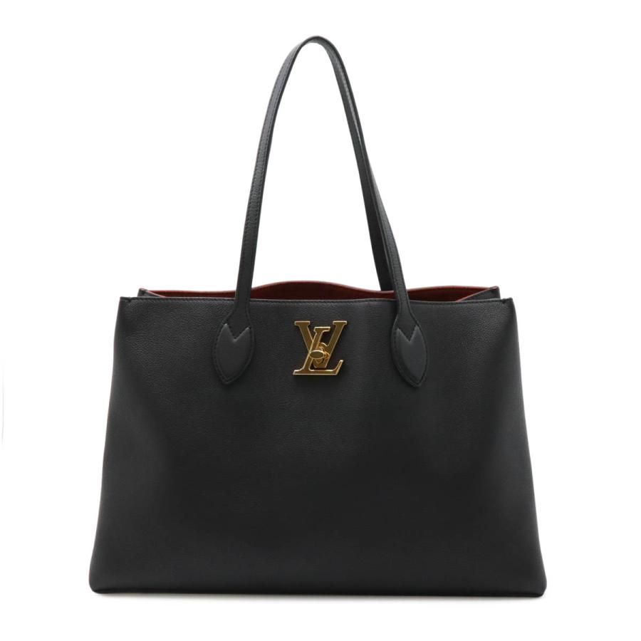 LOUIS VUITTON ルイ ヴィトン ロックミー ショッパー トートバッグ ショルダーバッグ レザー ノワール 黒 ブラック M57345 LOUIS VUITTON（ルイ・ヴィトン） ルイ ヴィトン ロックミー