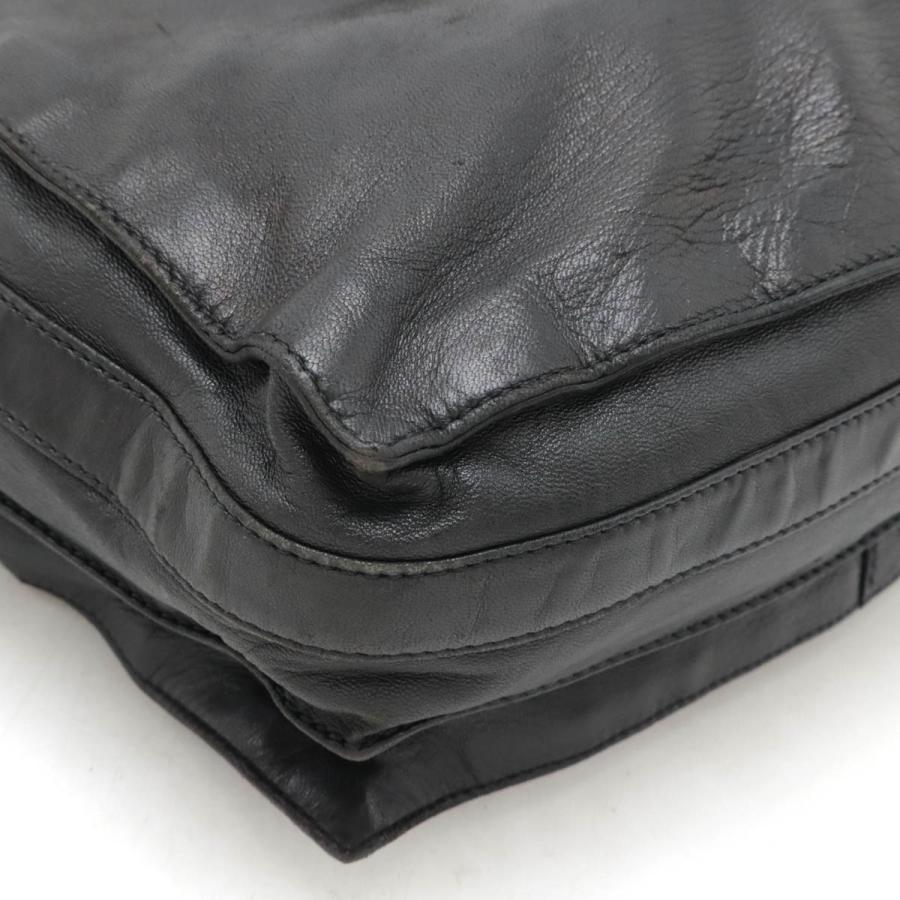 LOEWE ロエベ アナグラム ショルダーバッグ 斜め掛け レザー ブラック 黒 ゴールド金具 | LOEWE | 02