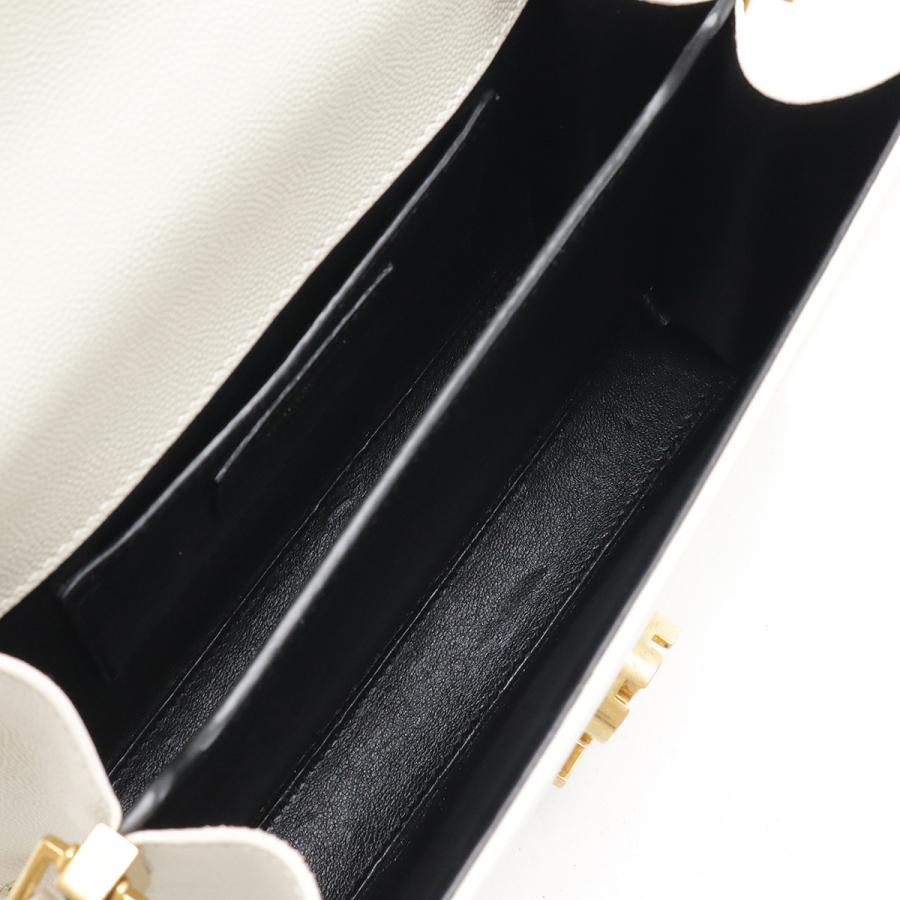 SAINT LAURENT PARIS サン ローラン パリ イブサンローラン カサンドラ トップハンドル ミニ ハンドバッグ 2WAYショルダー レザー |  | 05