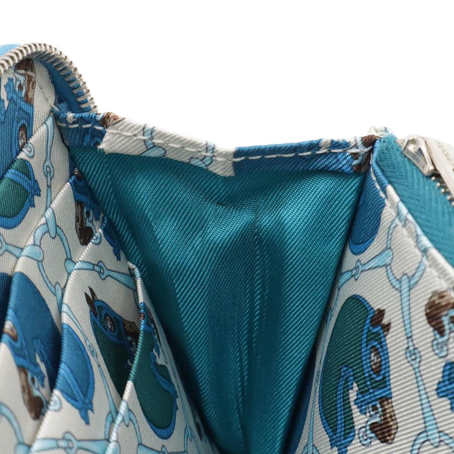 HERMES エルメス アザップロング シルクイン ラウンドファスナー 長財布 ヴォーエプソン レザー ブルーザンジバル 青 シルバー金具 A刻印 | HERMES | 05