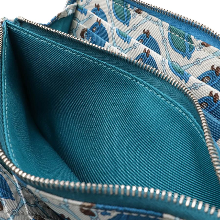 HERMES エルメス アザップロング シルクイン ラウンドファスナー 長財布 ヴォーエプソン レザー ブルーザンジバル 青 シルバー金具 A刻印 | HERMES | 06