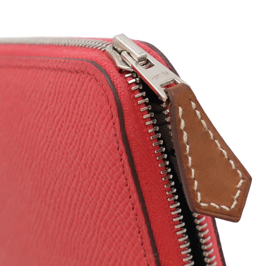 HERMES エルメス アザップロング シルクイン ラウンドファスナー 長財布 ヴォーエプソン レザー ローズエクストリーム ピンク | HERMES | 03