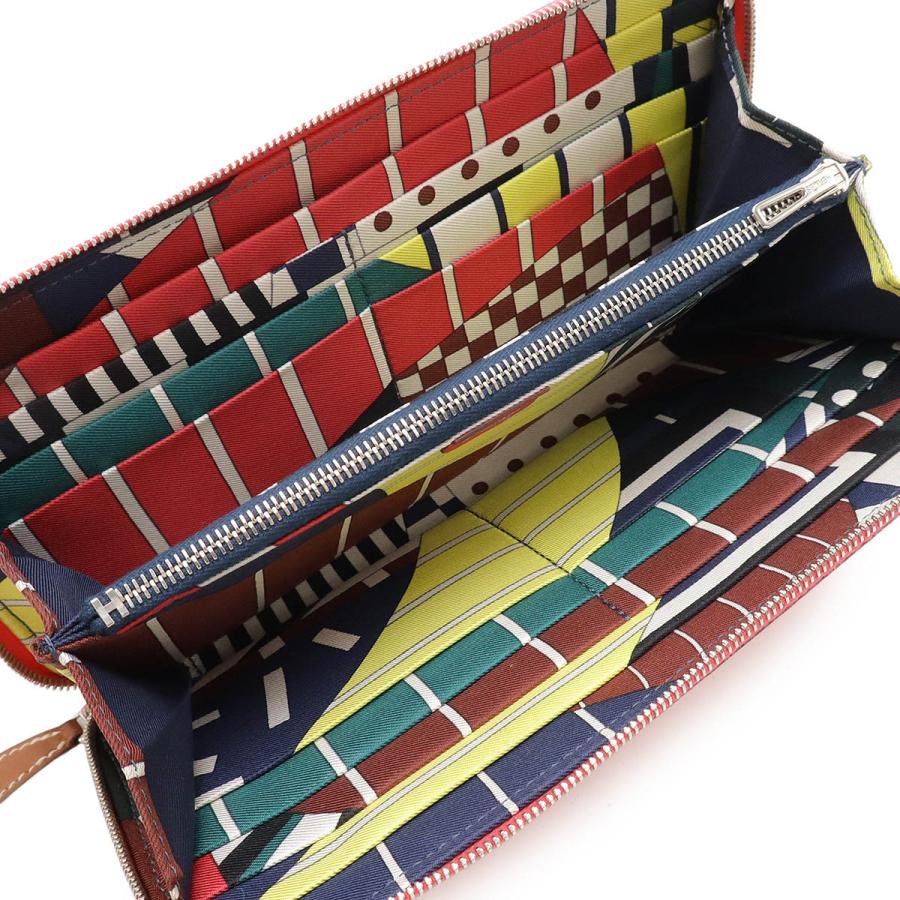 HERMES エルメス アザップロング シルクイン ラウンドファスナー 長財布 ヴォーエプソン レザー ローズエクストリーム ピンク | HERMES | 04