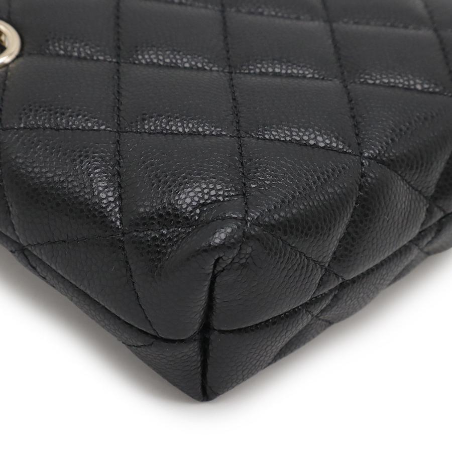【売約】CHANEL シャネル マトラッセ ショルダー・トートバッグ ココマーク チェーンショルダー　ブラック キャビアスキンレザー A67294  正規品 超美品 CHANEL（シャネル） 【美品】シャネル マトラッセ デカココマーク