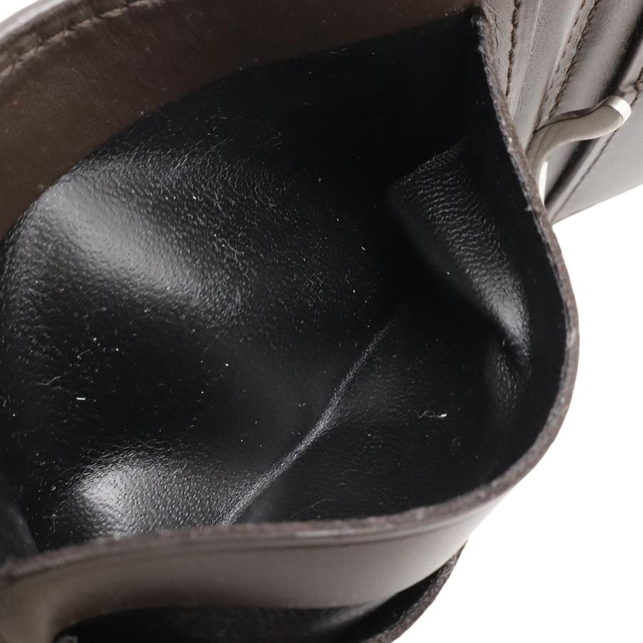 Berluti ベルルッティ フィギュア コンパクトウォレット 2つ折札入れ 二つ折り財布 マネークリップ ビルクリップ スクリットレザー カーキブラウン | Berluti | 04