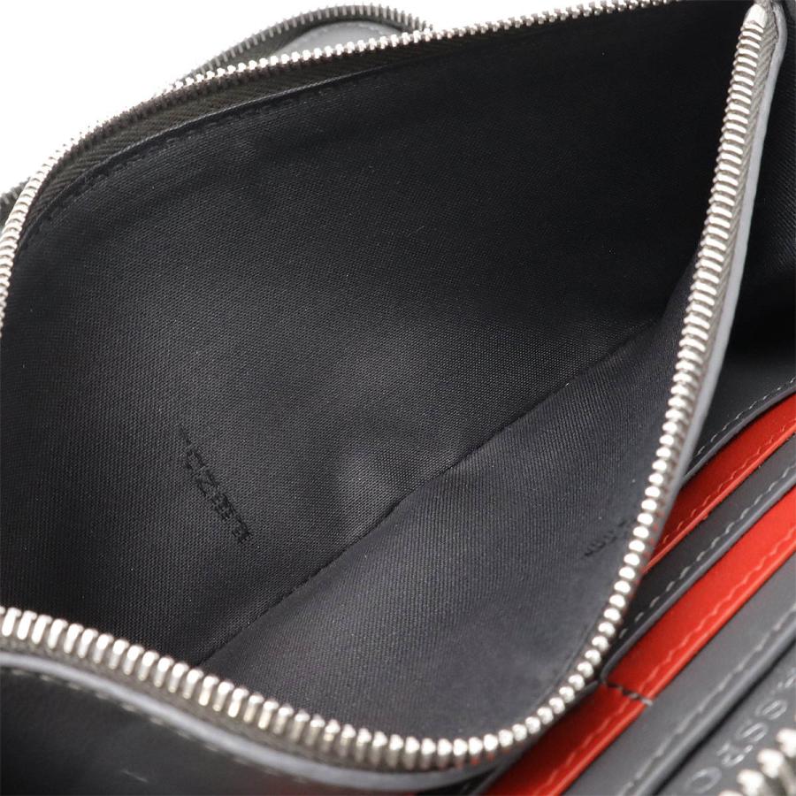 FENDI フェンディ ズッカ ロゴバンド トラベルウォレット ラウンドファスナー 長財布 オーガナイザー レザー グレー シルバー金具 7M0276 | FENDI | 07