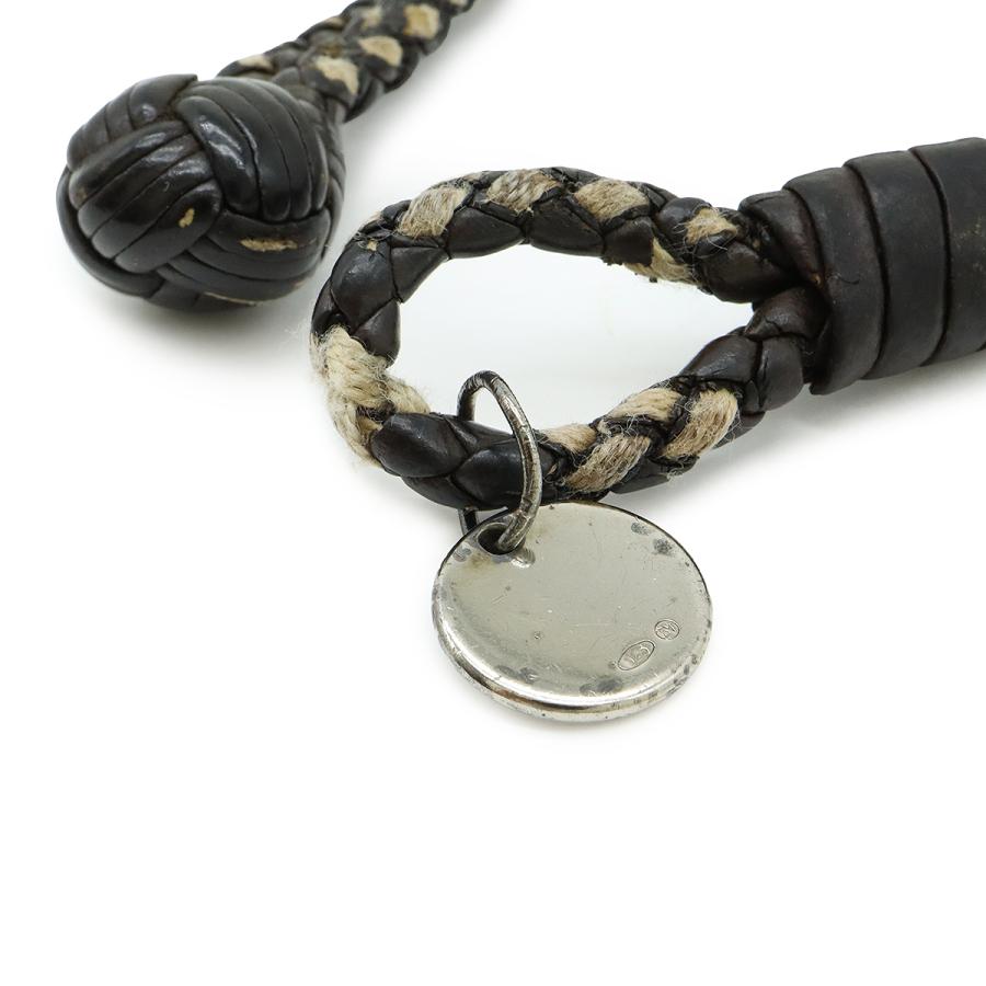 正規品⭐️美品⭐️BOTTEGA VENETA ブレスレット　イントレチャート　黒 ボッテガヴェネタ BOTTEGA VENETA アクセサリー ブレスレット イントレ