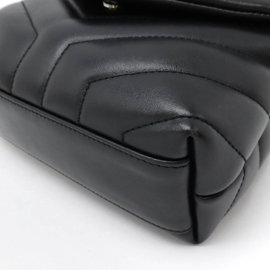 Saint Laurent  ブラック 2wayショルダーバッグ SAINT LAURENT PARIS サン ローラン パリ イブサンローラン YSL ルル