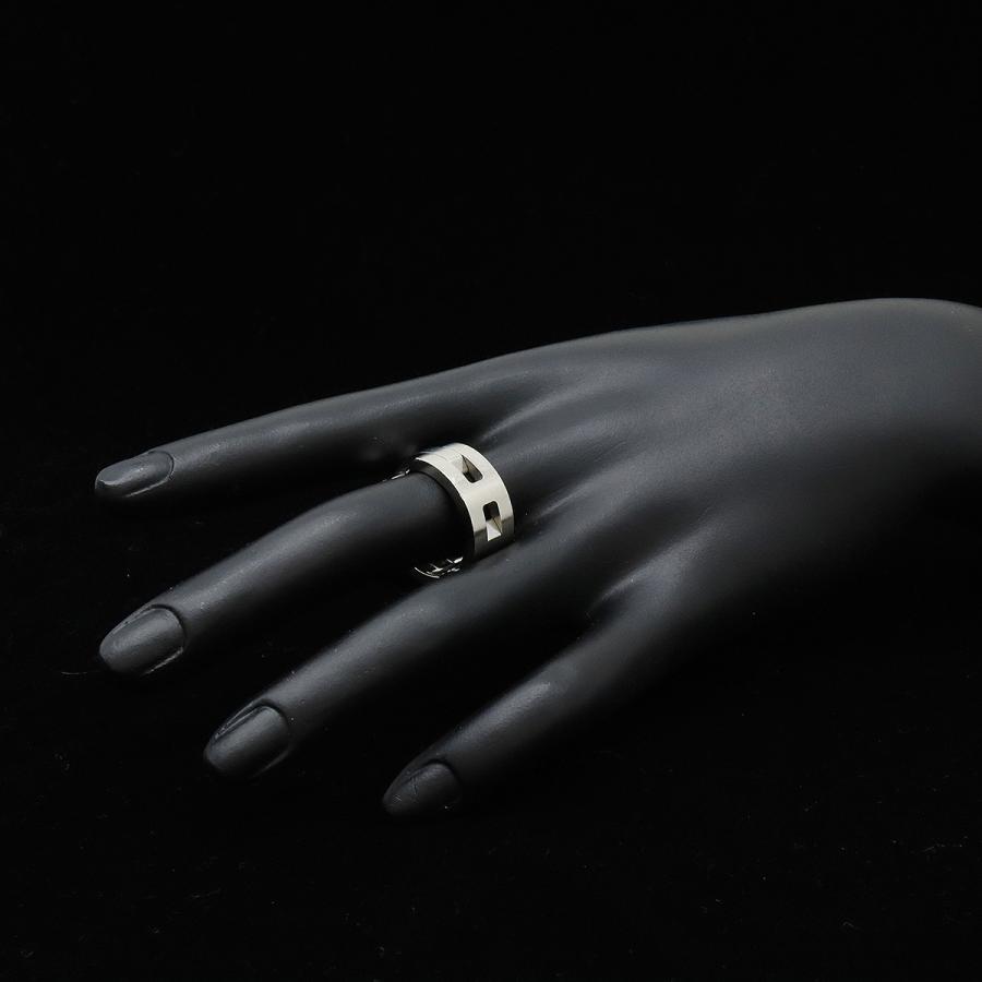 HERMES ターボリング 19号（サイズ60） HERMES エルメス ターボ リング 指輪 メタル シルバー #60 日本サイズ