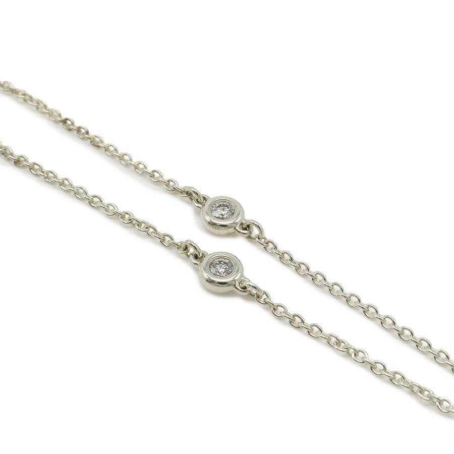 TIFFANY&Co. ティファニー エルサ ペレッティ ダイヤモンド バイザヤード オープンハート ブレスレット Ag925 シルバー D0.06ct | TIFFANY&Co. | 02