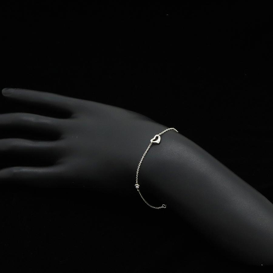 TIFFANY&Co. ティファニー エルサ ペレッティ ダイヤモンド バイザヤード オープンハート ブレスレット Ag925 シルバー D0.06ct | TIFFANY&Co. | 04