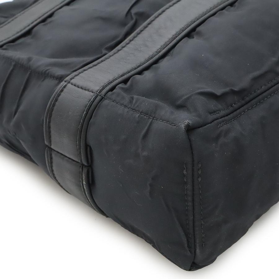 HERMES エルメス アカプルコ カバスMM トートバッグ ラージトート ハンドバッグ 縦長 ナイロン レザー ブラック 黒 | HERMES | 02