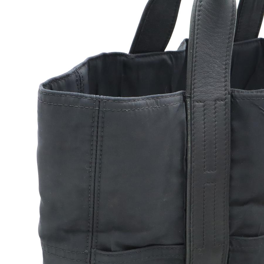 HERMES エルメス アカプルコ カバスMM トートバッグ ラージトート ハンドバッグ 縦長 ナイロン レザー ブラック 黒 | HERMES | 05
