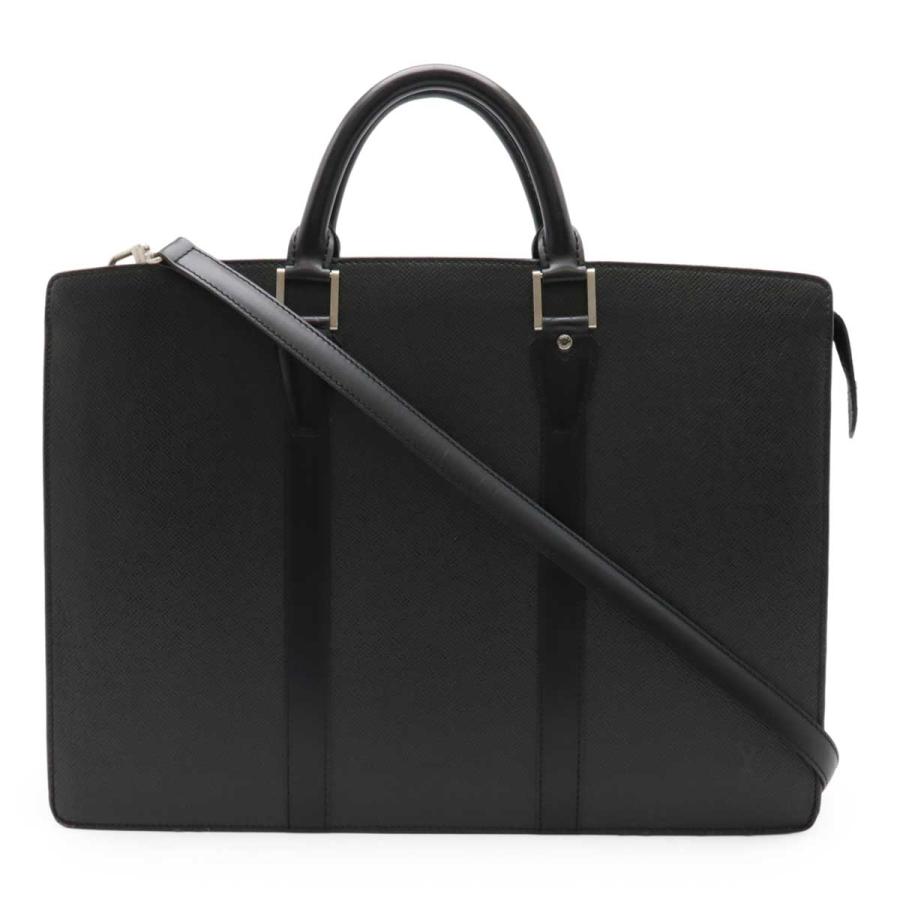 LOUIS VUITTON ルイ ヴィトン タイガ ポルトドキュマン ロザン ビジネスバッグ ブリーフケース 2WAYショルダーバッグ アルドワーズ ブラック M30052 LOUIS VUITTON（ルイ・ヴィトン） ルイ ヴィトン タイガ ポルトドキュ