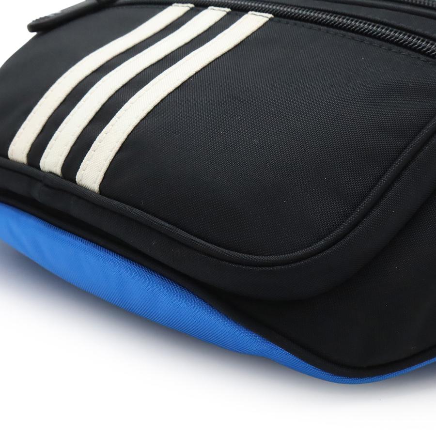 BALENCIAGA バレンシアガ アディダスコラボ ボディバッグ バムバッグ ウエストポーチ ウエストバッグ ナイロンキャンバス ブラック ブルー 721858 BALENCIAGA（バレンシアガ） アディダスコラボ ボディバッグ