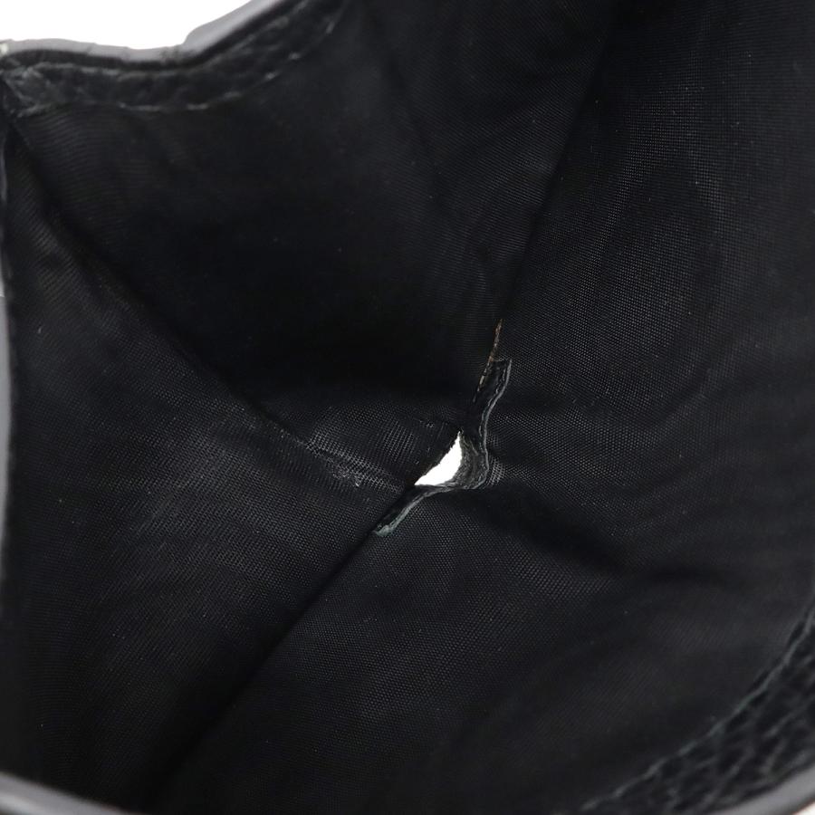 Maison Margiela メゾン マルジェラ バイフォールドウォレット 2つ折財布 二つ折り財布 レザー ブラック 黒 シルバー金具 S56UI0140 |  | 05