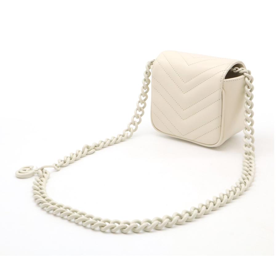 GUCCI（グッチ） GGマーモント ポシェット ミニバッグ チェーン