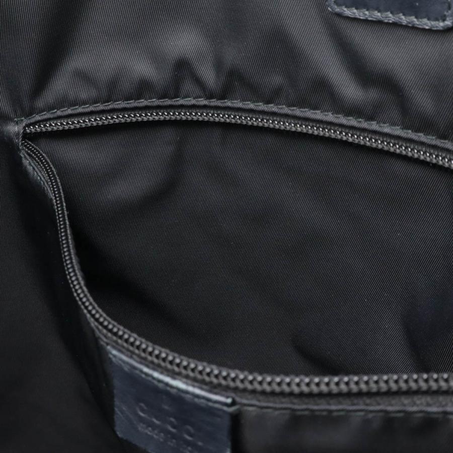 GUCCI グッチ グッチシマ パラナ ウェブループ トートバッグ ラージトート ショルダーバッグ ラバーコーティングレザー ブラック 黒 | GUCCI | 07