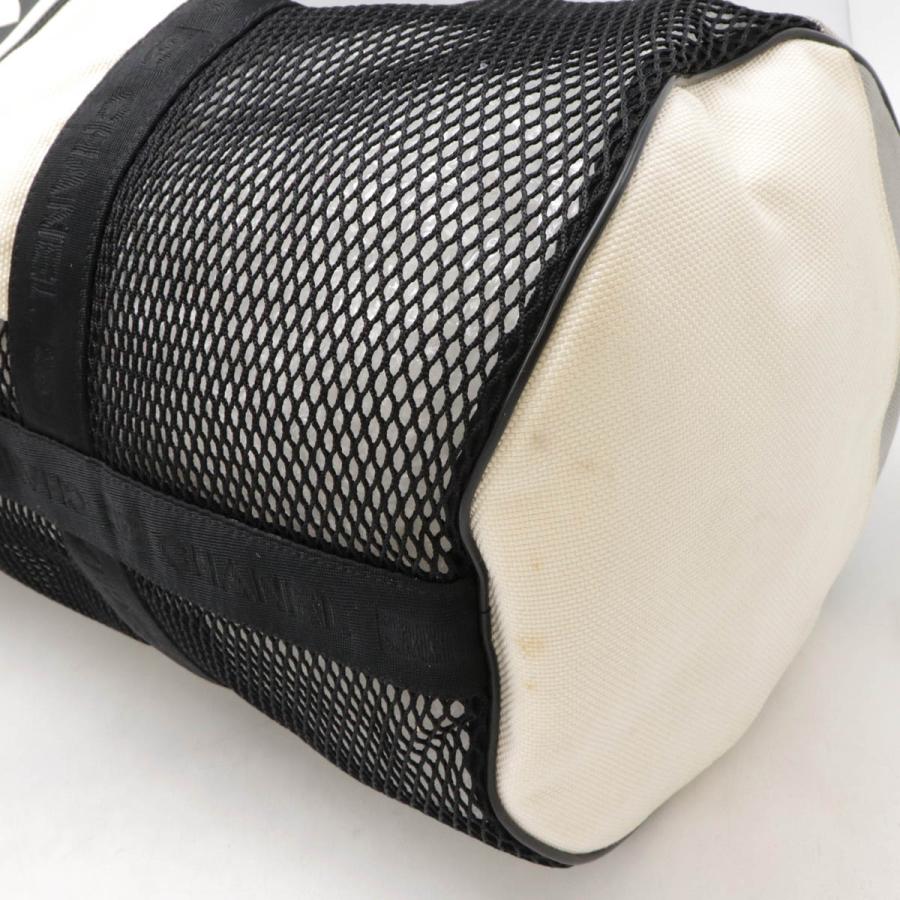 CHANEL シャネル スポーツライン ボストンバッグ 旅行バッグ トラベルバッグ ショルダーバッグ ナイロン グレー ブラック 黒 ホワイト 白 | CHANEL | 02