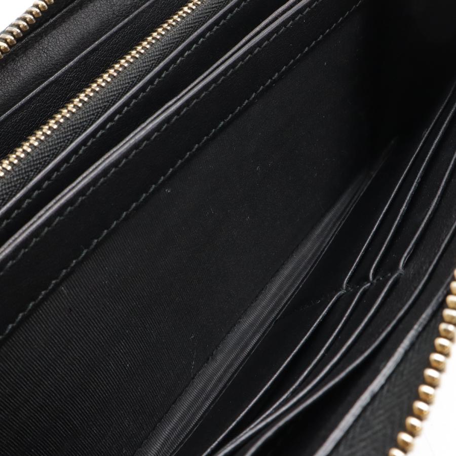 GUCCI グッチ BREE ブリー グッチシマ マイクログッチシマ ラウンドファスナー 長財布 レザー ブラック 黒 ゴールド金具 323397 | GUCCI | 05