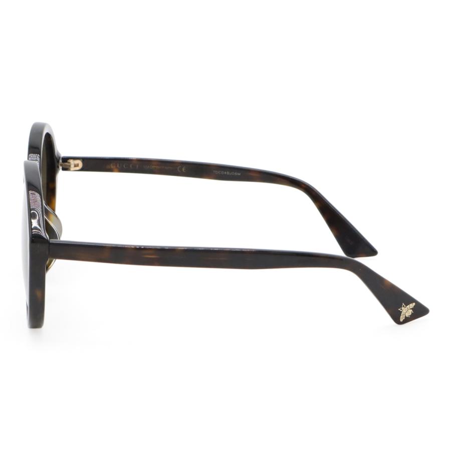 GUCCI グッチ サングラス アイウェア ラウンドシェイプ アレッサンドロミケーレ グリーン ブラウン系マーブル 57□20-145 GG0023SA | GUCCI | 01