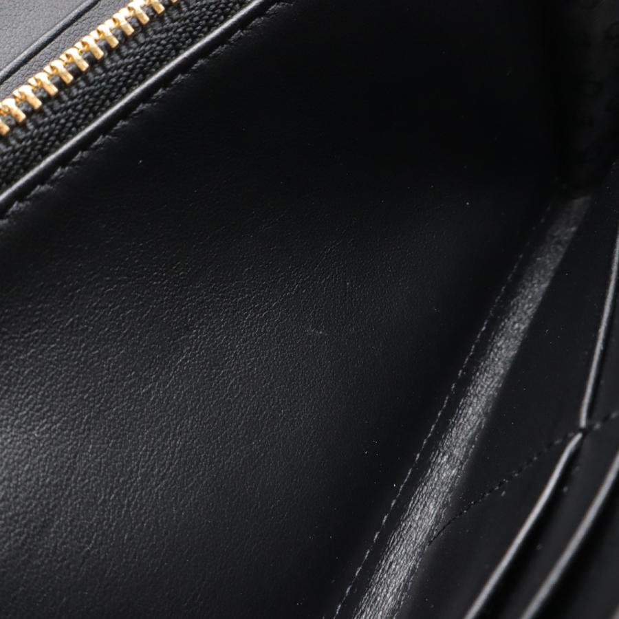 ANYA HINDMARCH アニヤ ハインドマーチ チャビー ラウンドファスナー 長財布 レザー ブラック 黒 ゴールド金具 | ANYA HINDMARCH | 07
