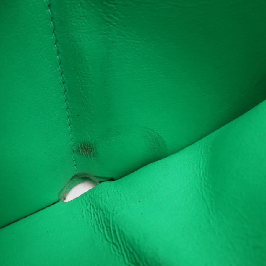 BALENCIAGA バレンシアガ CASH MINI WALLET キャッシュ ミニウォレット 3つ折財布 三つ折り財布 レザー グリーン 緑 594312 | BALENCIAGA | 06