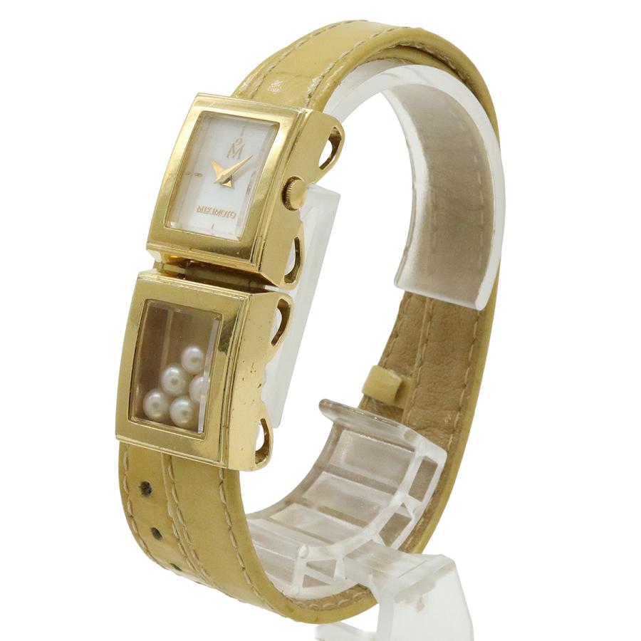 MIKIMOTO（ミキモト） マルチフォーム ウォッチ Wトゥール シェル文字