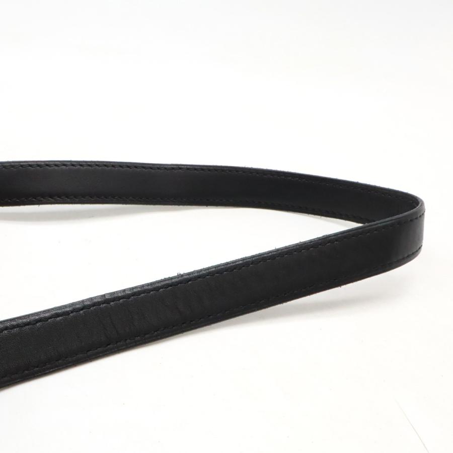 HERMES エルメス ショルダーバッグ 斜め掛け カーフ レザー ブラック 黒 シルバー金具 | HERMES | 05