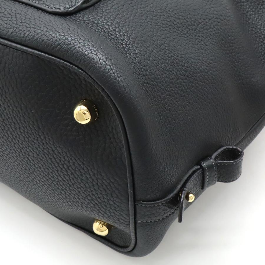 LOEWE ロエベ メイ36 トートバッグ ハンドバッグ 2WAY ショルダーバッグ 斜め掛け レザー オーストリッチ ブラック 黒 ブラウン 茶 | LOEWE | 02