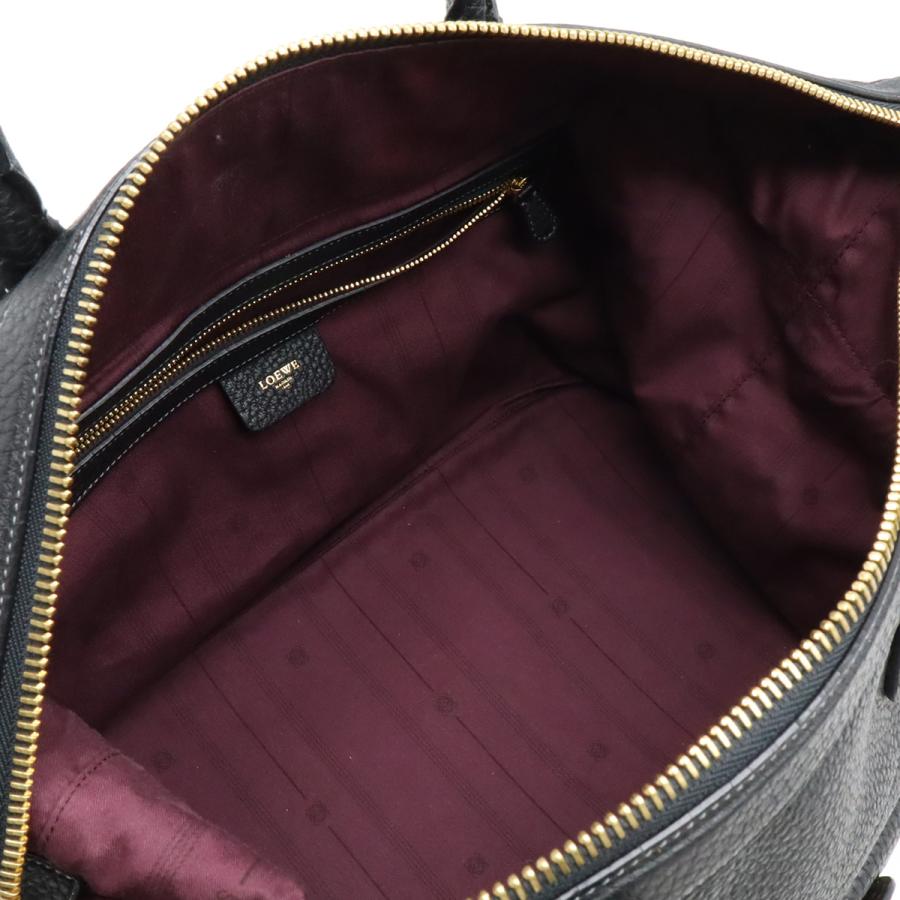 LOEWE ロエベ メイ36 トートバッグ ハンドバッグ 2WAY ショルダーバッグ 斜め掛け レザー オーストリッチ ブラック 黒 ブラウン 茶 | LOEWE | 05