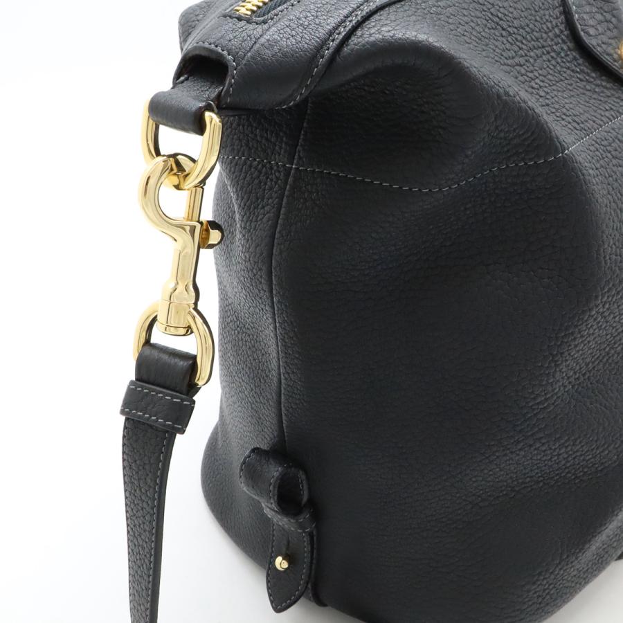 LOEWE ロエベ メイ36 トートバッグ ハンドバッグ 2WAY ショルダーバッグ 斜め掛け レザー オーストリッチ ブラック 黒 ブラウン 茶 | LOEWE | 06