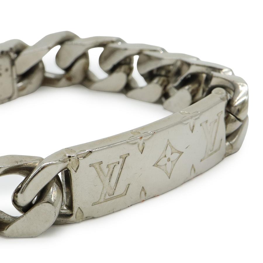 LOUIS VUITTON ルイ ヴィトン チェーンブレスレット モノグラム ロゴ