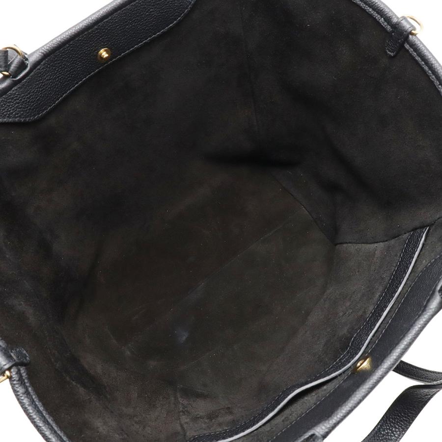 CELINE セリーヌ スモール フォールドカバ トートバッグ 2WAY ショルダーバッグ レザー ブラック 黒 ゴールド金具 194073