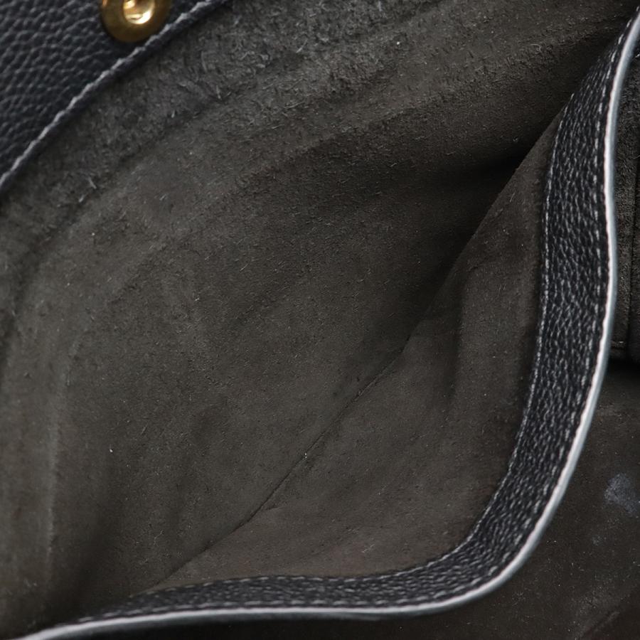 CELINE セリーヌ スモール フォールドカバ トートバッグ 2WAY ショルダーバッグ レザー ブラック 黒 ゴールド金具 194073
