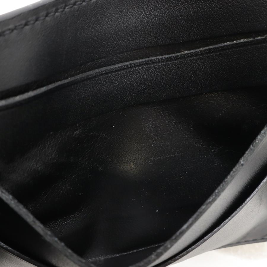 Berluti ベルルッティ フィギュア コンパクトウォレット 2つ折札入れ 二つ折り財布 マネークリップ ビルクリップ スクリットレザー ブラック 黒 | Berluti | 05