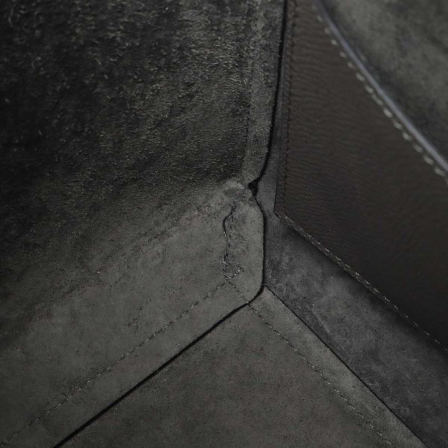 CELINE セリーヌ ベルトバッグ マイクロ ハンドバッグ 2WAY ショルダーバッグ 斜め掛け レザー グレー ゴールド金具 189153 | CELINE | 08