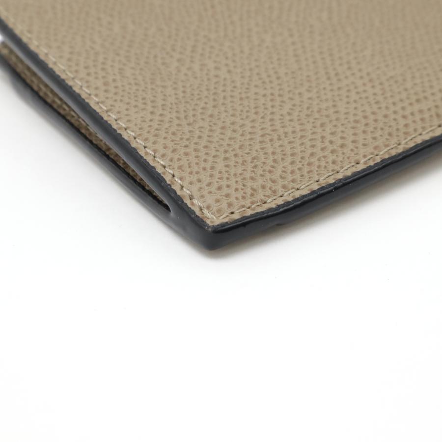 valextra ヴァレクストラ フラグメントケース コインケース カードケース 名刺入れ パスケース レザー グレージュ シルバー金具 | Valextra | 02