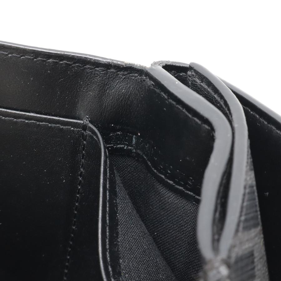 FENDI フェンディ ダイアゴナル ズッカ柄 コンパクトウォレット 3つ折財布 三つ折り長財布 PVC レザー ブラック 黒 イエロー 黄色 グレー 7M0280 | FENDI | 05