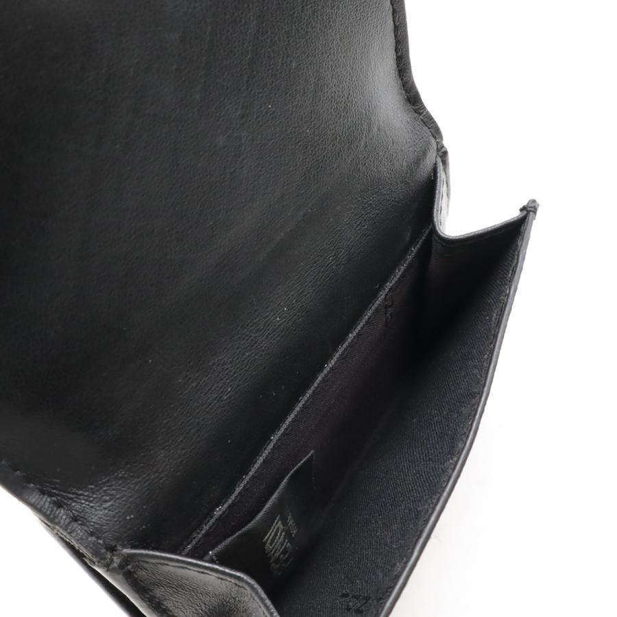 FENDI フェンディ ダイアゴナル ズッカ柄 コンパクトウォレット 3つ折財布 三つ折り長財布 PVC レザー ブラック 黒 イエロー 黄色 グレー 7M0280 | FENDI | 06