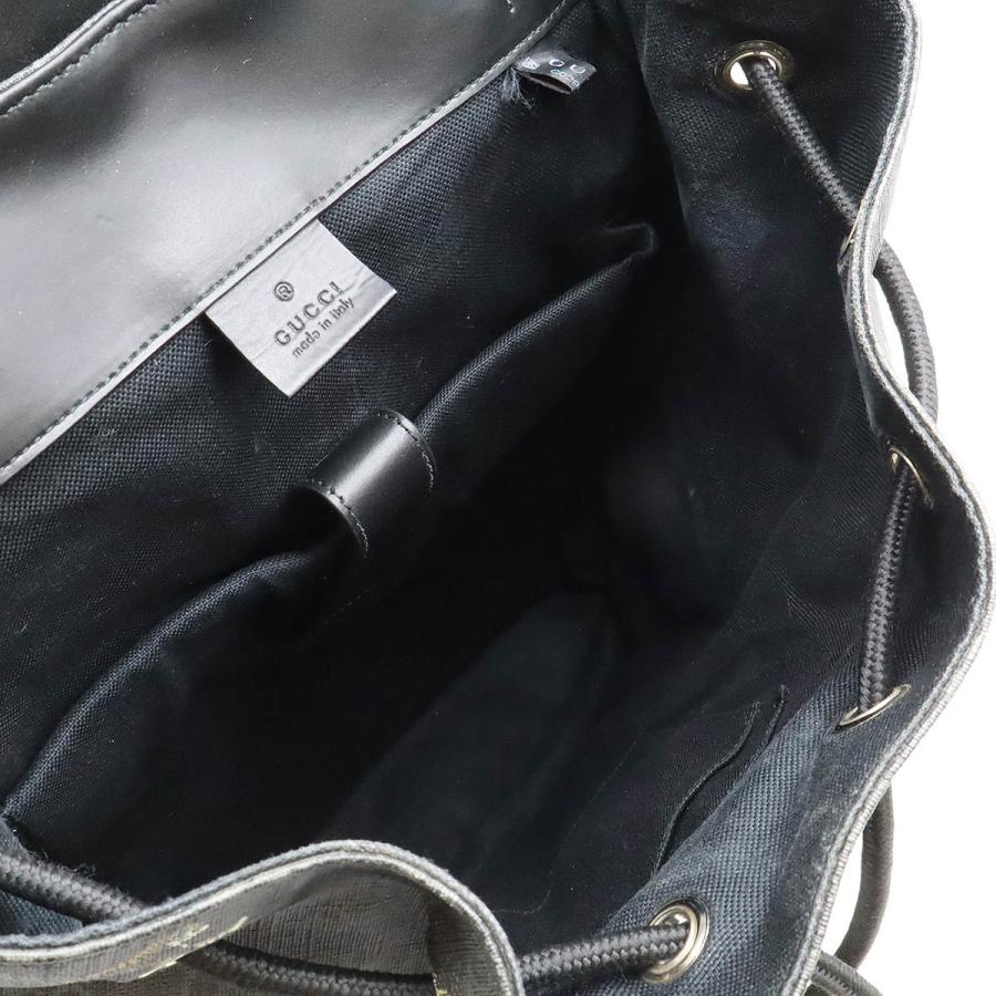 GUCCI グッチ ソフトGGスプリーム シェリーライン バックパック リュックサック タイガー 虎 トラ PVC レザー ブラック 黒 グレー 495563 | GUCCI | 05