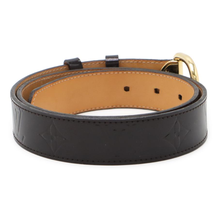 LOUIS VUITTON ルイ ヴィトン モノグラムヴェルニ サンチュール ヴェルニ ベルト エナメル アマラント ゴールド金具 #80 M6979W | LOUIS VUITTON | 01