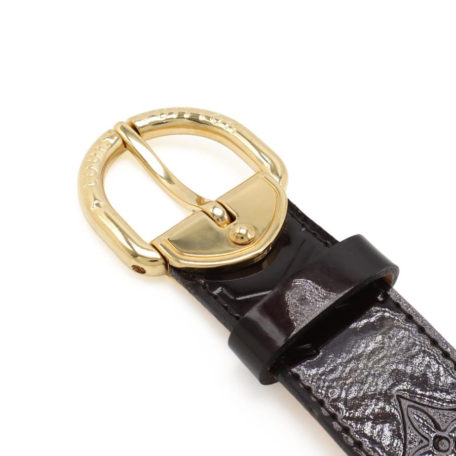 LOUIS VUITTON ルイ ヴィトン モノグラムヴェルニ サンチュール ヴェルニ ベルト エナメル アマラント ゴールド金具 #80 M6979W | LOUIS VUITTON | 02