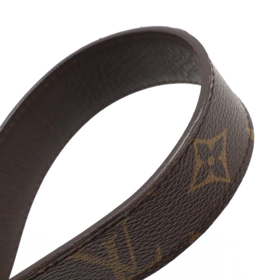 LOUIS VUITTON ルイ ヴィトン モノグラム サンチュール LV カット ベルト メンズ 紳士用 シルバー金具 表記#85 実寸約82.5cm カット済 | LOUIS VUITTON | 04