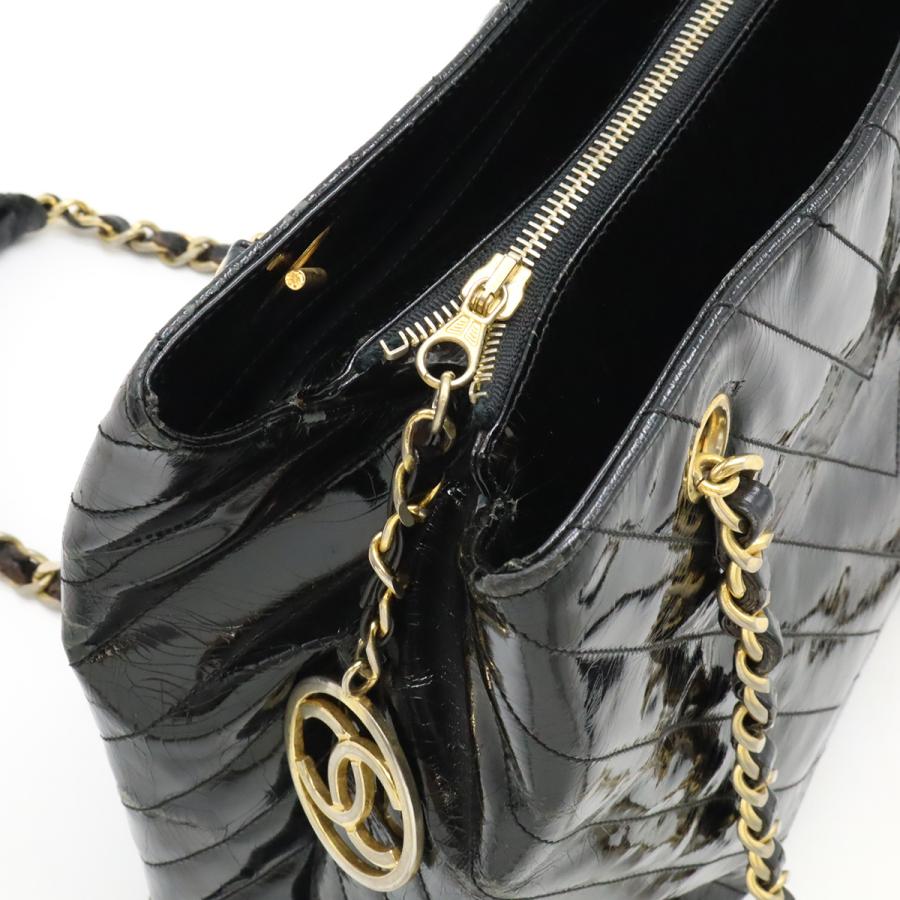 CHANEL（シャネル） Vステッチ ココマーク トートバッグ チェーン