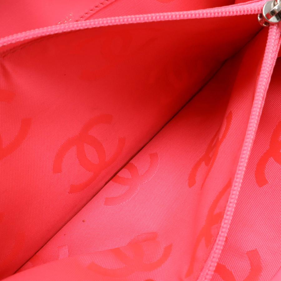 CHANEL シャネル カンボンライン ココマーク ラウンドファスナー 長財布 オーガナイザー レザー ブラック 黒 ホワイト 白 ピンク A48660 | CHANEL | 06