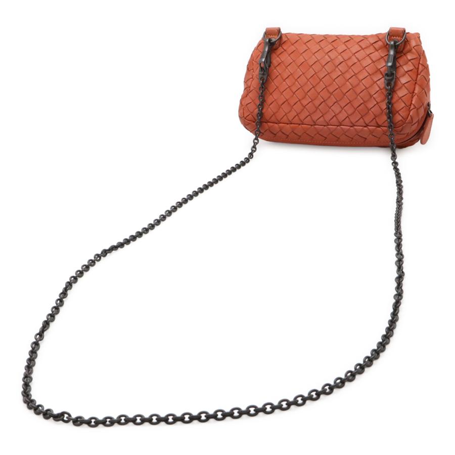 BOTTEGA VENETA ボッテガ ヴェネタ イントレチャート チェーンショルダーバッグ ポシェット 2WAY クラッチバッグ ポーチ レザー | BOTTEGA VENETA | 01